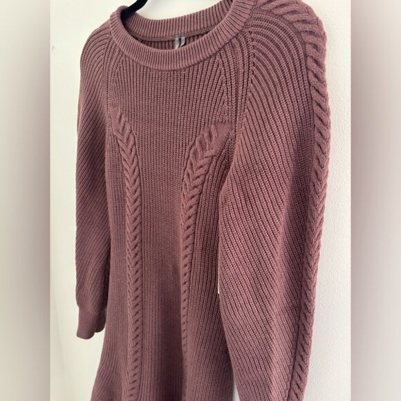 Anthropologie Chocolate Brown Fall Knit Dress NWT - Picture 7 of 9